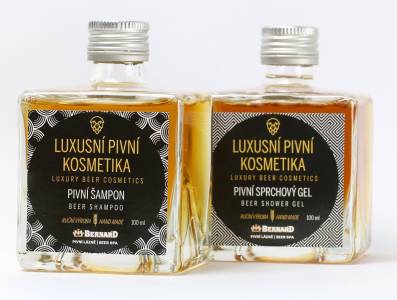 Shampooing à la bière + gel douche à la bière - 2x 100ml (verre)